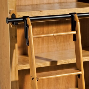 Non-Rolling Library Ladder Kits